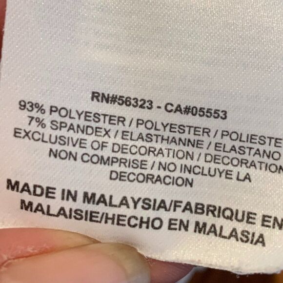 Nike golf, tennis, pickleball skort, Sz 10, EUC, pockets, front zip, all white - Picture 8 of 16